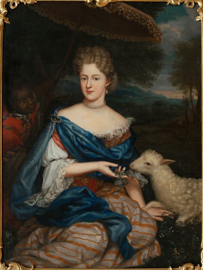 Portrait of Maria Carolina de Bouillon by Unbekannt Unbekannt